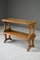 Victorian Gothic Oak 2-Tier Serving Buffet Table, Image 7