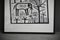 Samcuia, African Composition, 1996, Linocut Print, Framed 3