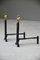 Wrought Iron Andirons, Set of 2 2