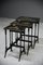 Black Lacquer Nesting Tables, Set of 3 4