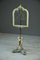 Antique Continental Painted & Gilt Pole Screen 2