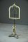 Antique Continental Painted & Gilt Pole Screen, Image 2