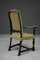 Carolean Style Oak Open Armchair 11