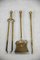 Brass Fire Companion Set, Set of 3 1