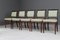 Sillas de comedor antiguas de palisandro, principios del siglo XIX. Juego de 5, Imagen 1