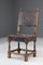 Portugese Walnut & Leather Chair, Image 1