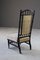 Antique Victorian Ebonised Occasional Chair 7