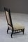 Antique Victorian Ebonised Occasional Chair 8