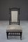 Antique Victorian Ebonised Occasional Chair 2