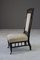 Antique Victorian Ebonised Occasional Chair 6