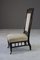 Antique Victorian Ebonised Occasional Chair, Image 6