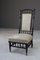 Antique Victorian Ebonised Occasional Chair 1