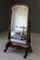 Large Victorian Mahogany Cheval Mirror 4