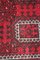 Red Wool Bokhara Rug, Image 10