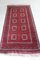 Red Wool Bokhara Rug 3