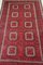 Red Wool Bokhara Rug 6