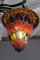 Antique Art Nouveau Style Stained Glass Wall Light 2