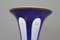 Bohemian Overlay Glass Vase 12
