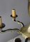 Lámpara de araña vintage grande de latón, Imagen 7