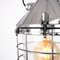 Polished Industrial Cage Light, Eastern Europe, 1960s 3