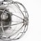 Polished Industrial Cage Light, Eastern Europe, 1960s 6