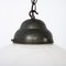 Lámpara colgante vintage de fábrica textil ovalada, años 20, Imagen 5