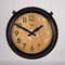 Horloge de Gare Industrielle Double Face en Métal de Smiths, 1930s 1