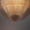 Large Antique Stiletto Bowl Pendant Light from Holophane 4