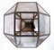 Lámpara colgante de hotel grande hexagonal de vidrio, Imagen 8