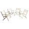 Wood Garden and Patio Chairs attributed to Dejou, 1960s, Set of 4 1