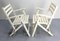 Wood Garden and Patio Chairs attributed to Dejou, 1960s, Set of 4 5