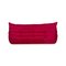 Red Fabric Togo Three-Seater Sofa by Michel Ducaroy for Ligne Roset, Image 8