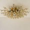 Crystal and Gilded Brass Wall or Ceiling Light attributed to Oscar Torlasco for Stilkronen, 1970s 10