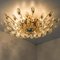 Crystal and Gilded Brass Wall or Ceiling Light attributed to Oscar Torlasco for Stilkronen, 1970s 6