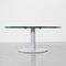 Table Basse Ronde Industrielle en Verre, 2000s 9