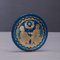 Venetian Blue Glass Romanesque Revival Medallion, Late 19th Century 4