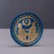 Venetian Blue Glass Romanesque Revival Medallion, Late 19th Century, Image 4