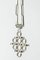 Mid-Century Silver Necklace by Cecilia Johansson, 1950s 1