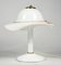 Lámpara de mesa con sombrero de cristal de Murano, años 80, Imagen 1