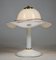 Lámpara de mesa con sombrero de cristal de Murano, años 80, Imagen 4