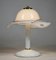 Lámpara de mesa con sombrero de cristal de Murano, años 80, Imagen 5