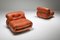 Armchairs by Afra and Tobia Scarpa for Cassina Soriana, 1970s, Set of 2, Image 2