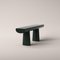 Wood Console Table Dark Green Color by Aldo Bakker for Karakter 3