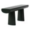 Wood Console Table Dark Green Color by Aldo Bakker for Karakter, Image 1