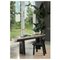 Wood Console Table Dark Green Color by Aldo Bakker for Karakter 13