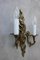 French Brass Wall Sconces Lamps with 2 Lights, 1960s, Set of 2 5