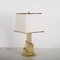 Mid-Century Italian Brass Table Lamp with Skyscraper Structure by Romeo Rega, 1970s, Image 9