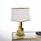 Mid-Century Italian Brass Table Lamp with Skyscraper Structure by Romeo Rega, 1970s, Image 10