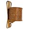 Bamboo and Rattan Sconce Lantern in the style of Louis Sognot, Italy, 1960s 1