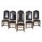 Französische Eichenholz Stühle im Louis XIV Stil, 1920er, 6er Set 1
